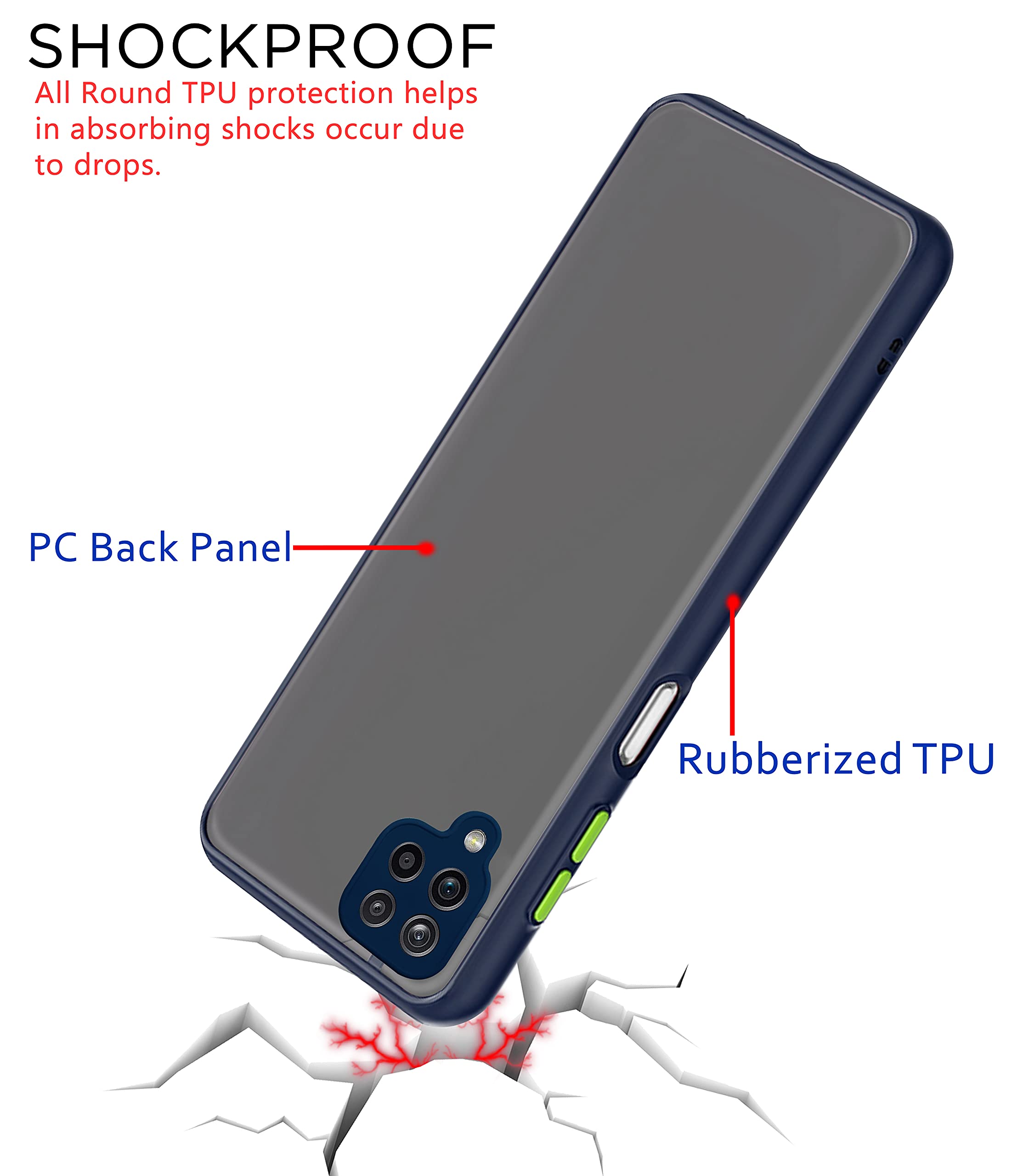 Pikkme blue mobile back cover for Samsung M12/A12/F12 – photo 4
