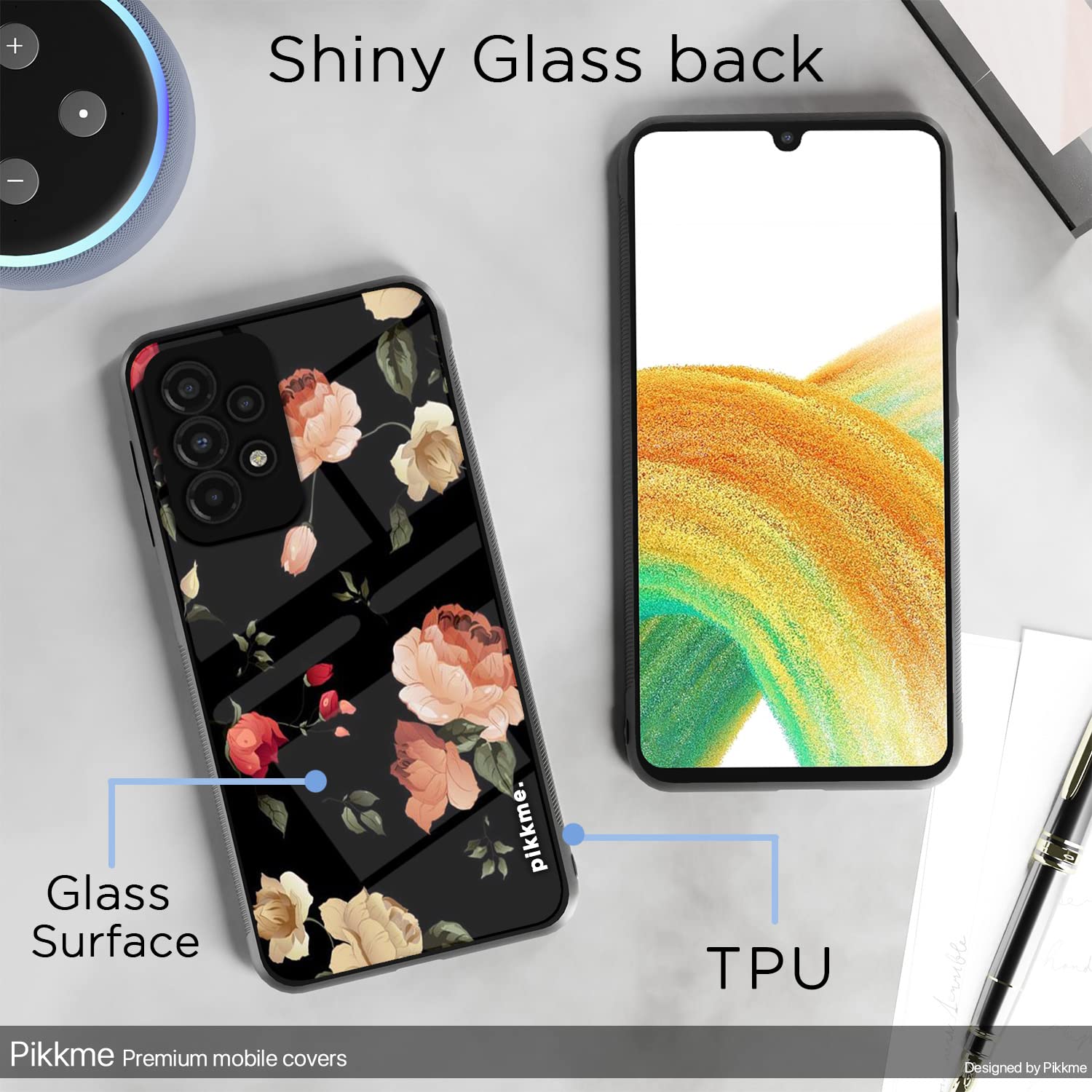 Pikkme Samsung A13 4G Flower mobile back cover – photo 3