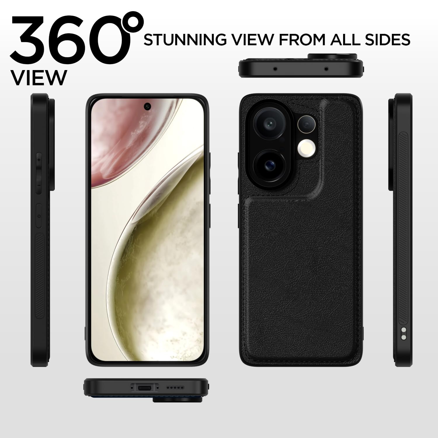 Vivo X200 FE 5G phone cover in black by Pikkme – photo 4