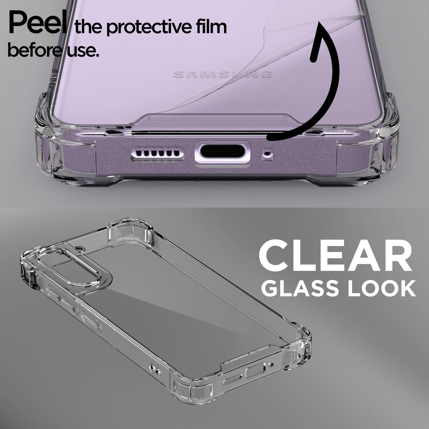 Samsung S21 FE 5G mobile back cover in transparent by Pikkme – photo 3