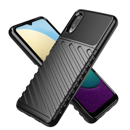 Samsung M02 phone cover in black by Pikkme
