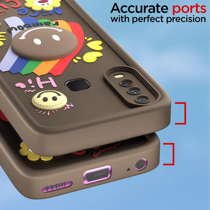 Brown phone cover for Vivo Y12/Y15/Y17/U10 – Pikkme – photo 4