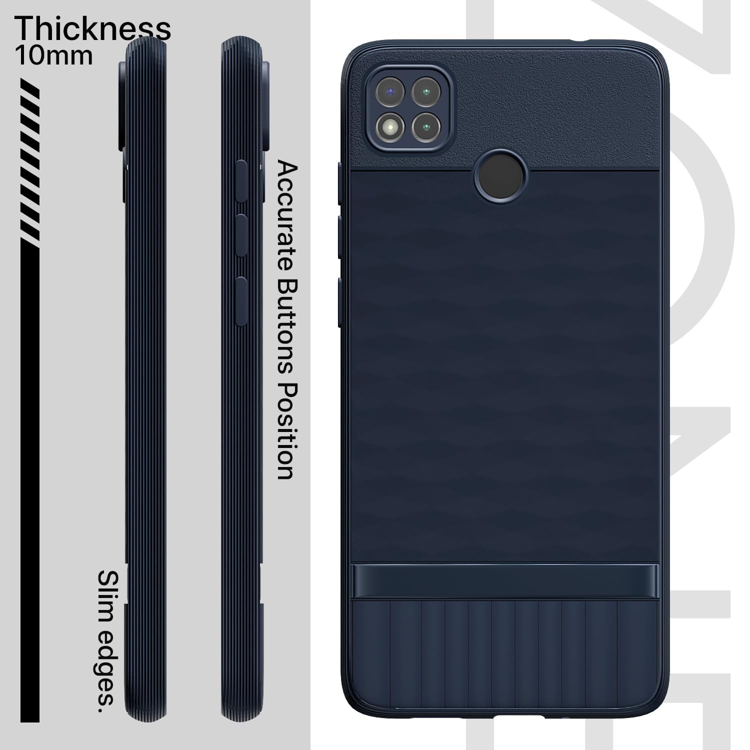 Pikkme Poco C31, Redmi 10A/10A Sport, Redmi 9/Redmi 9 blue mobile cover – photo 3