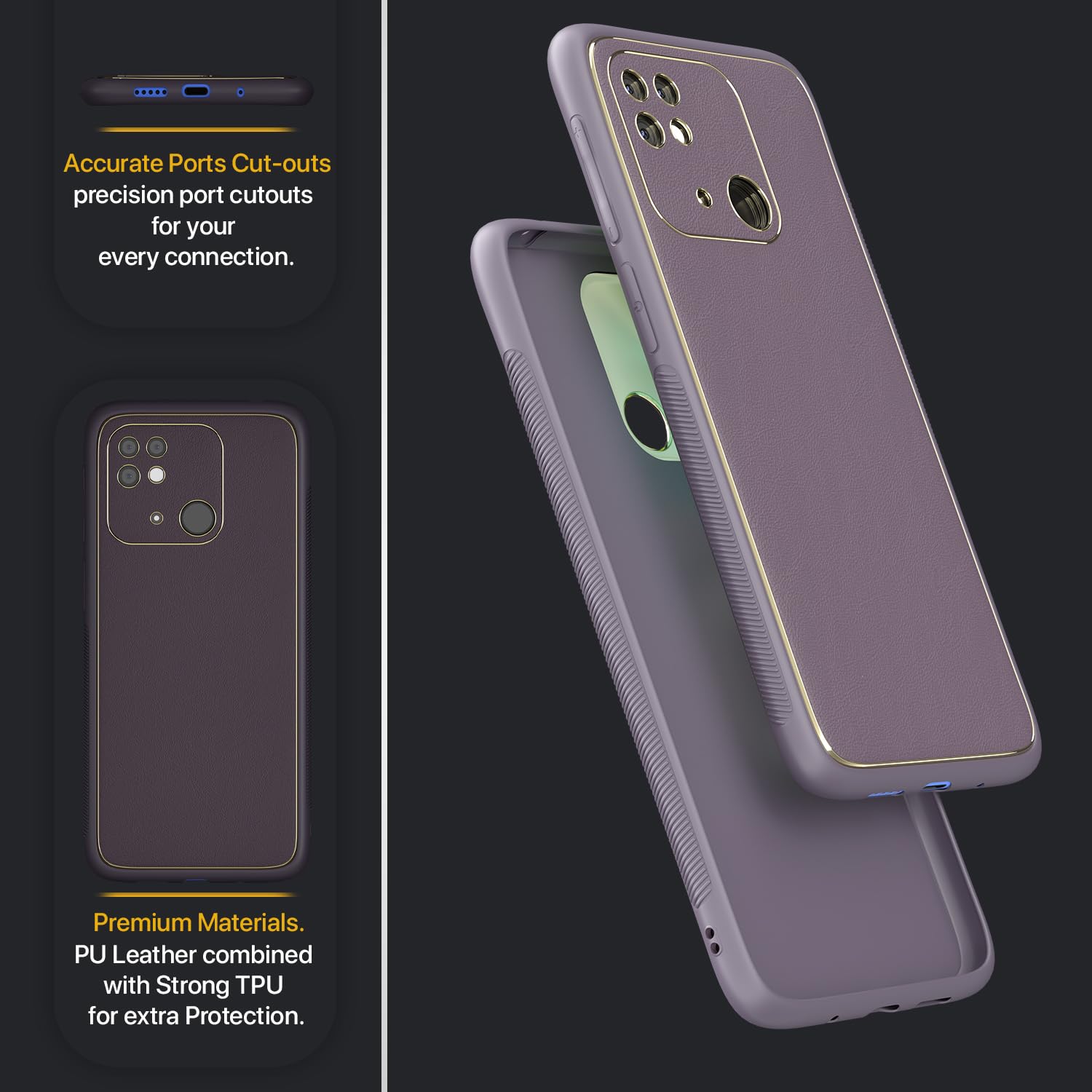 Pikkme purple Chrome mobile cover for Redmi 10/10 Power – photo 4