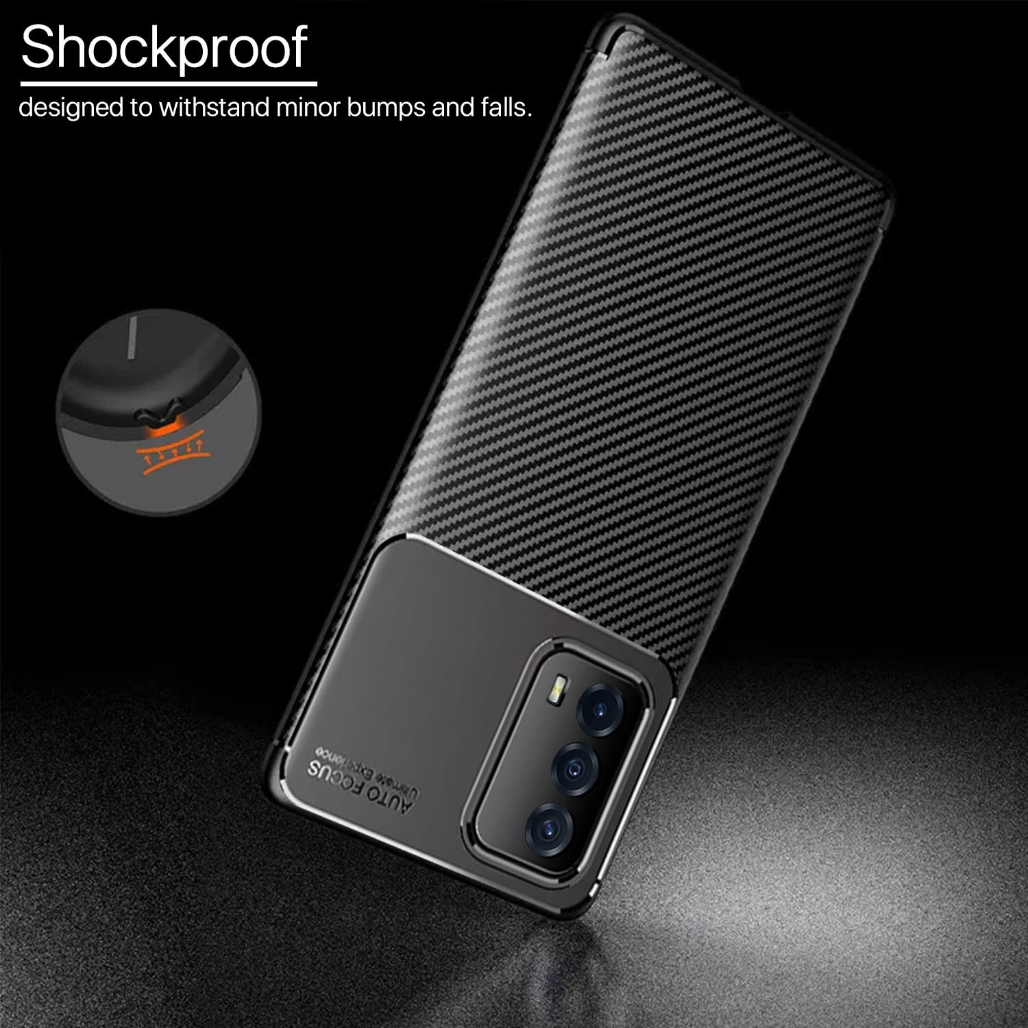 Pikkme iQOO Z5 5G Carbon black back cover – photo 4