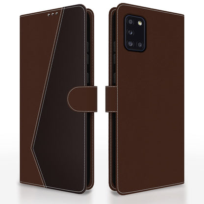 Pikkme Samsung A31 brown & coffee wallet flip cover