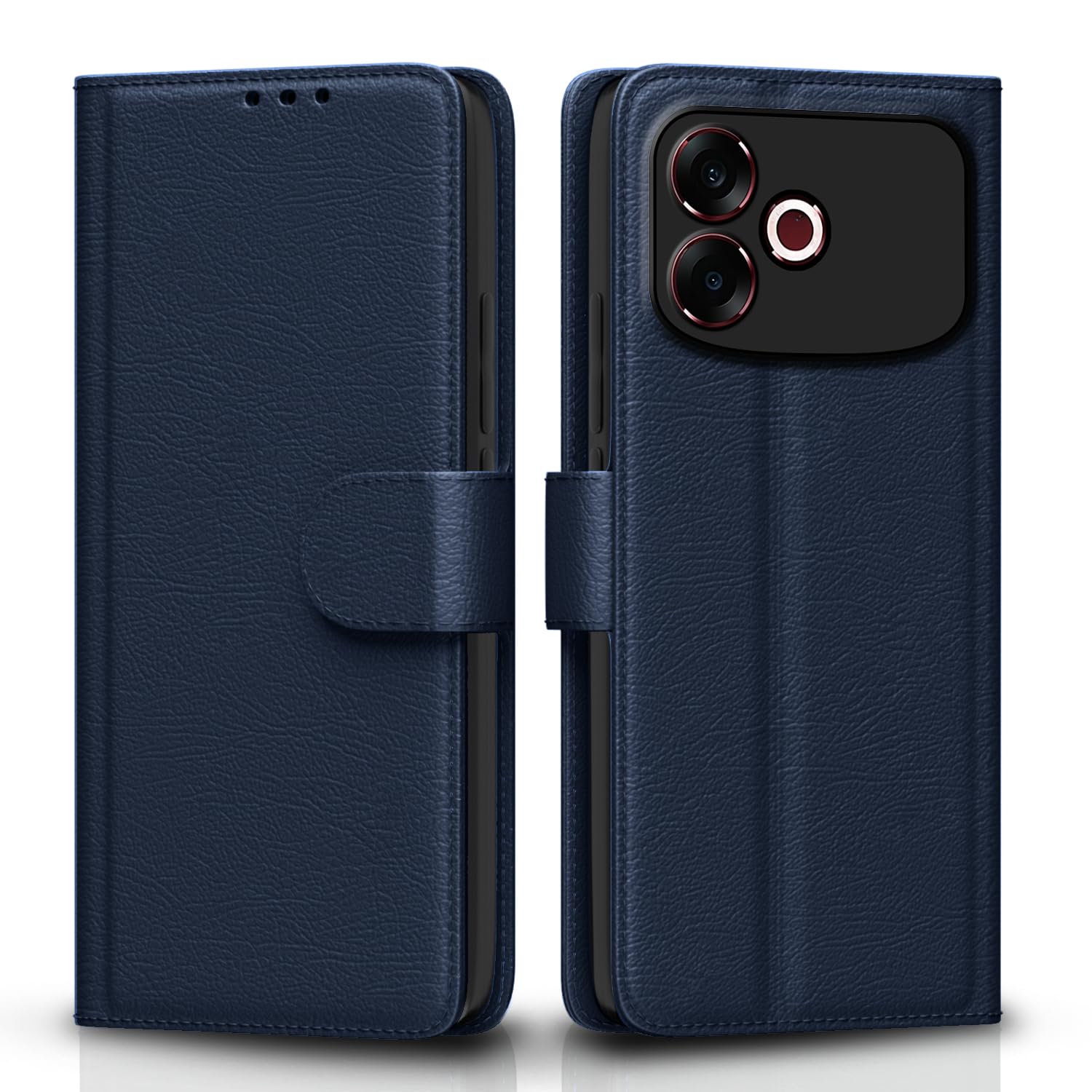 Oppo F33 Pro 5G Wallet flip cover in blue by Pikkme