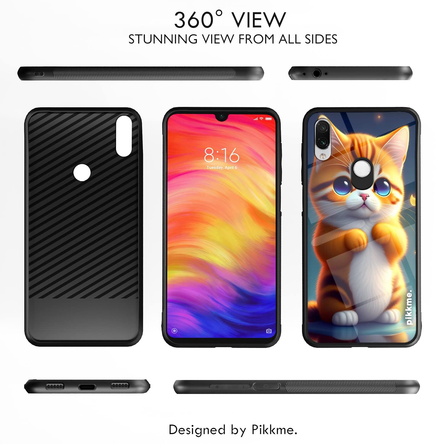 Pikkme Cat mobile back cover for Redmi Note 7/Note 7 Pro/Note 7s – photo 2