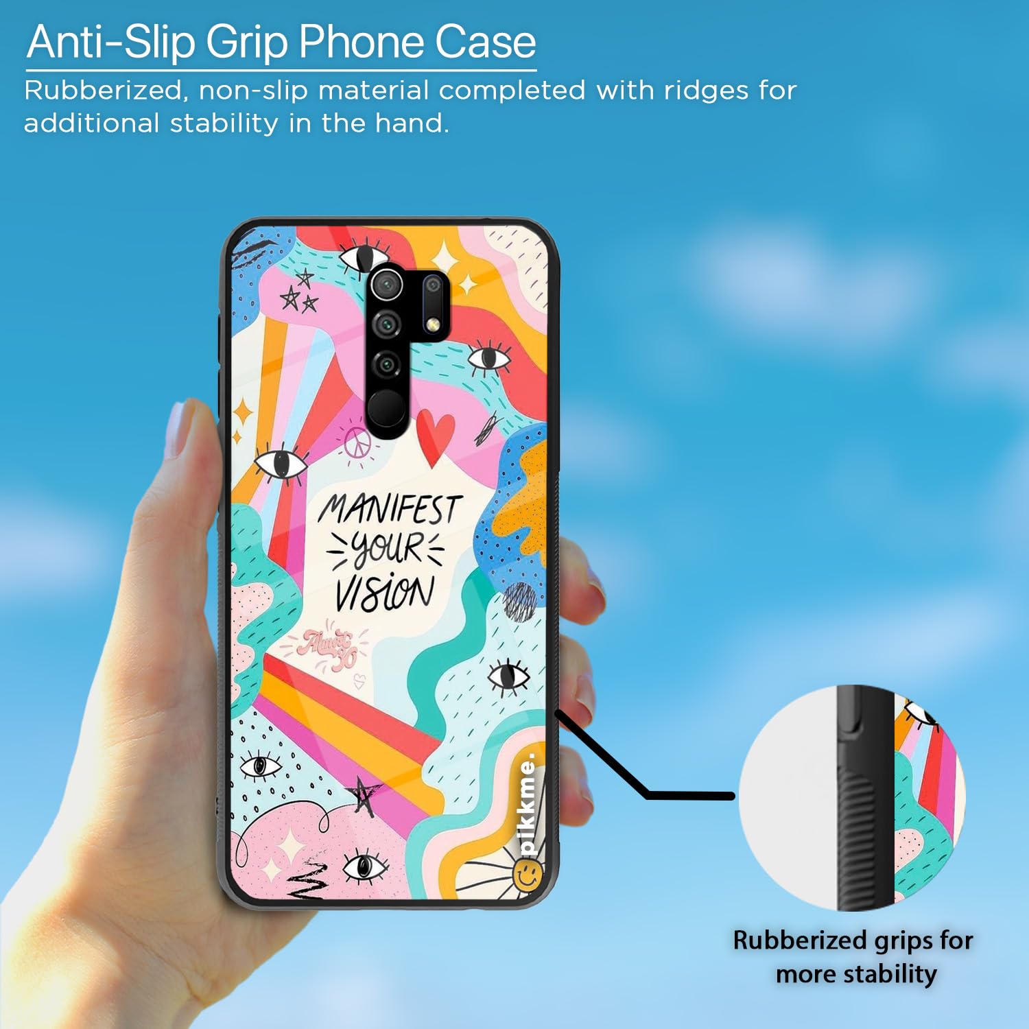 Pikkme Redmi 9 Prime Hybrid mobile cover – photo 5