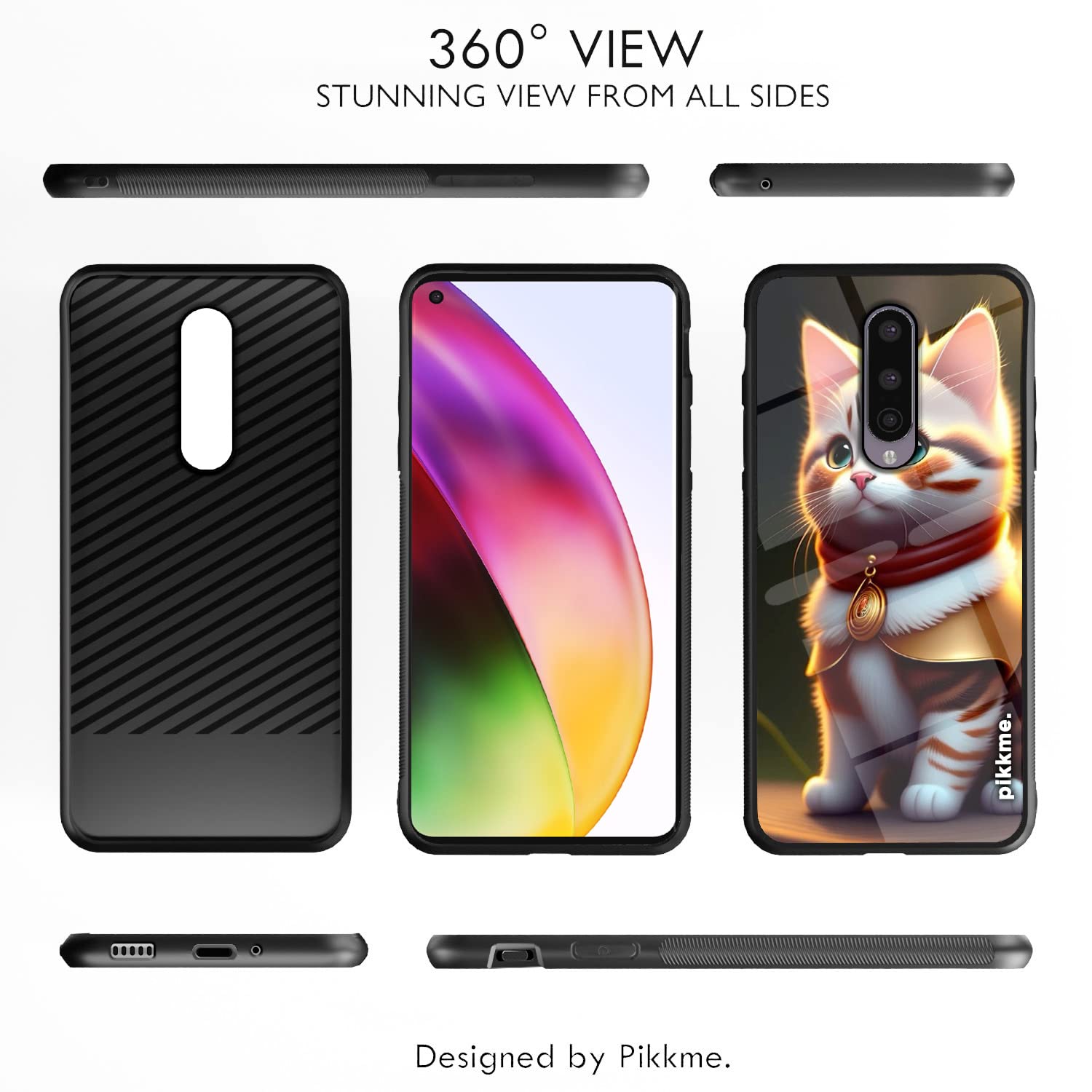 OnePlus 8 Cat mobile cover by Pikkme – photo 2