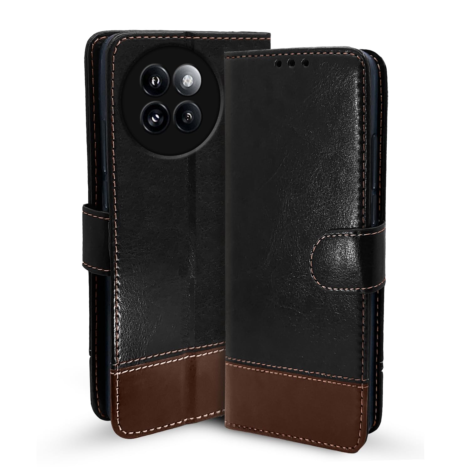 Pikkme Xiaomi Civi 4 Pro/14 Civi 5G black & brown mobile flip cover