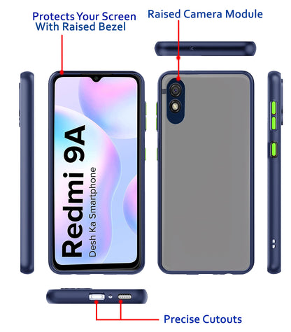 Pikkme blue Matte phone cover for Redmi 9A/9i – photo 3