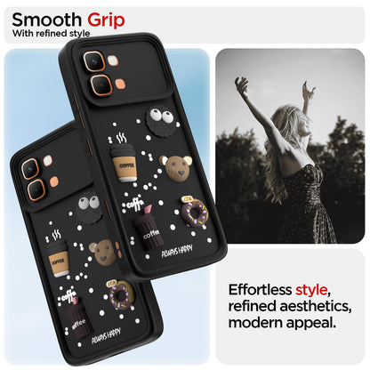 Pikkme Infinix Note Edge 5G/3D Silicone black mobile back cover – photo 2
