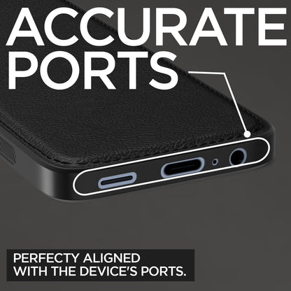 Samsung A25 5G Leather back cover in black by Pikkme – photo 4