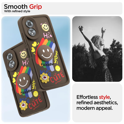 Brown Soft Silicone mobile cover for Oppo A38/A18 4G – Pikkme – photo 2