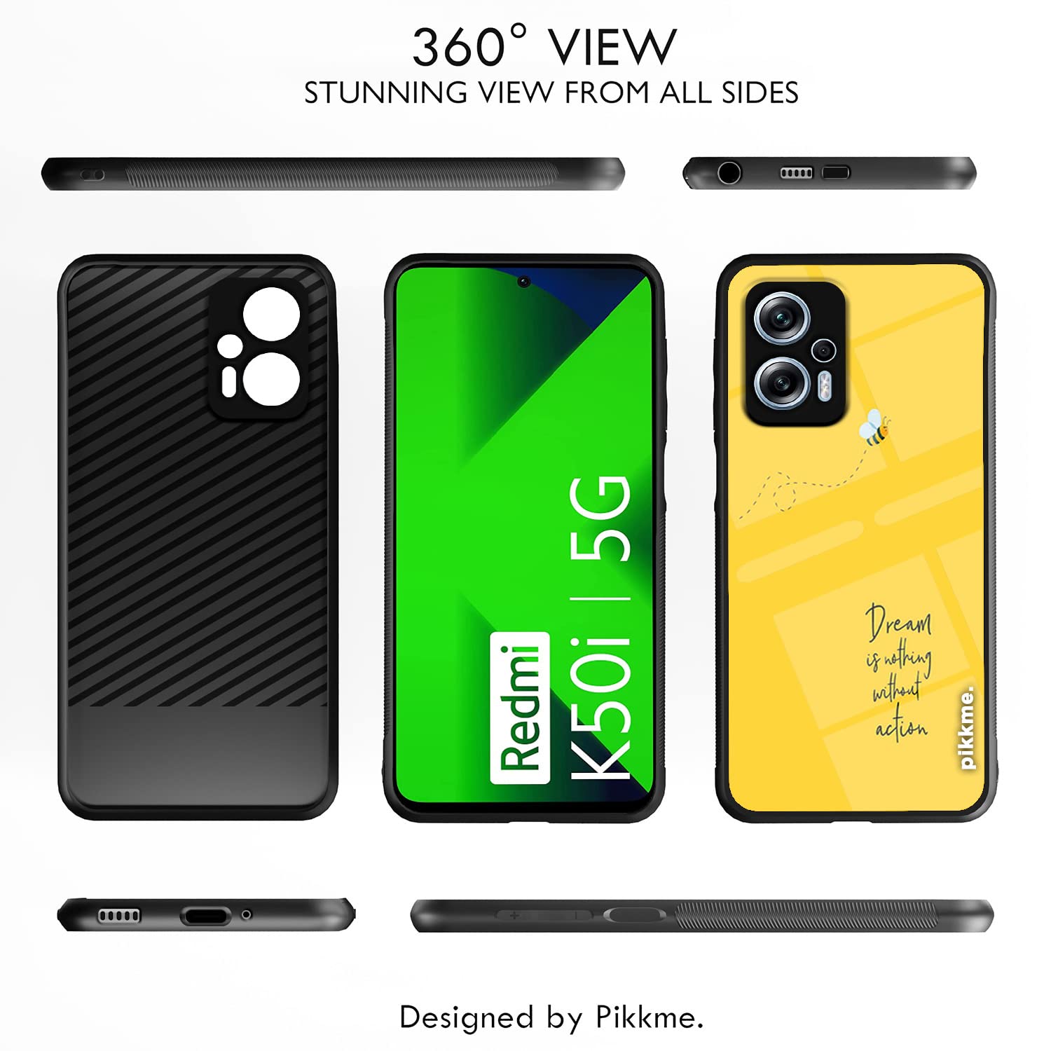 Redmi K50i 5G back cover by Pikkme – photo 2