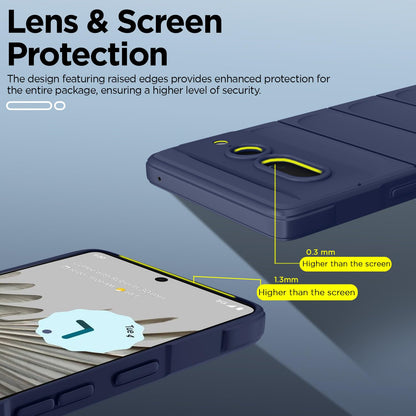 Google Pixel 7 Pro Liquid Silicone back cover in blue by Pikkme – photo 3