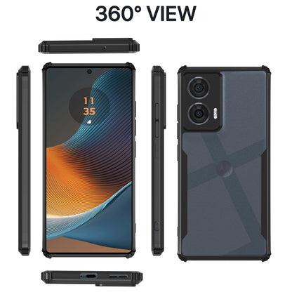 Pikkme black Clear mobile back cover for Moto Edge 50 Fusion/G96 5G – photo 2