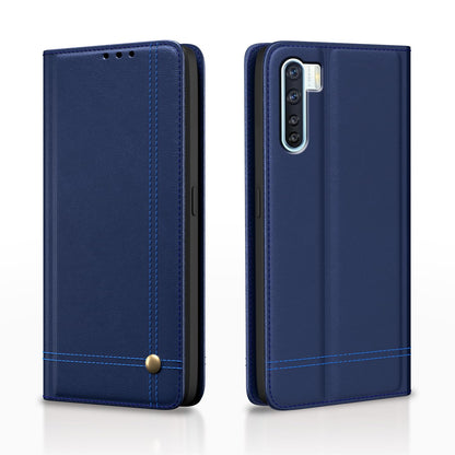 Pikkme Oppo F15 Magnetic blue flip cover