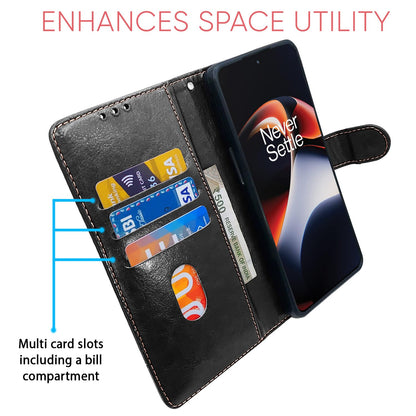 Black & brown flip cover for OnePlus 11R 5G – Pikkme – photo 3