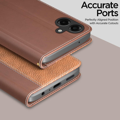 Pikkme tan flip case for Samsung F70e 5G/M07/M17e/F07/A07/A07 5G – photo 2