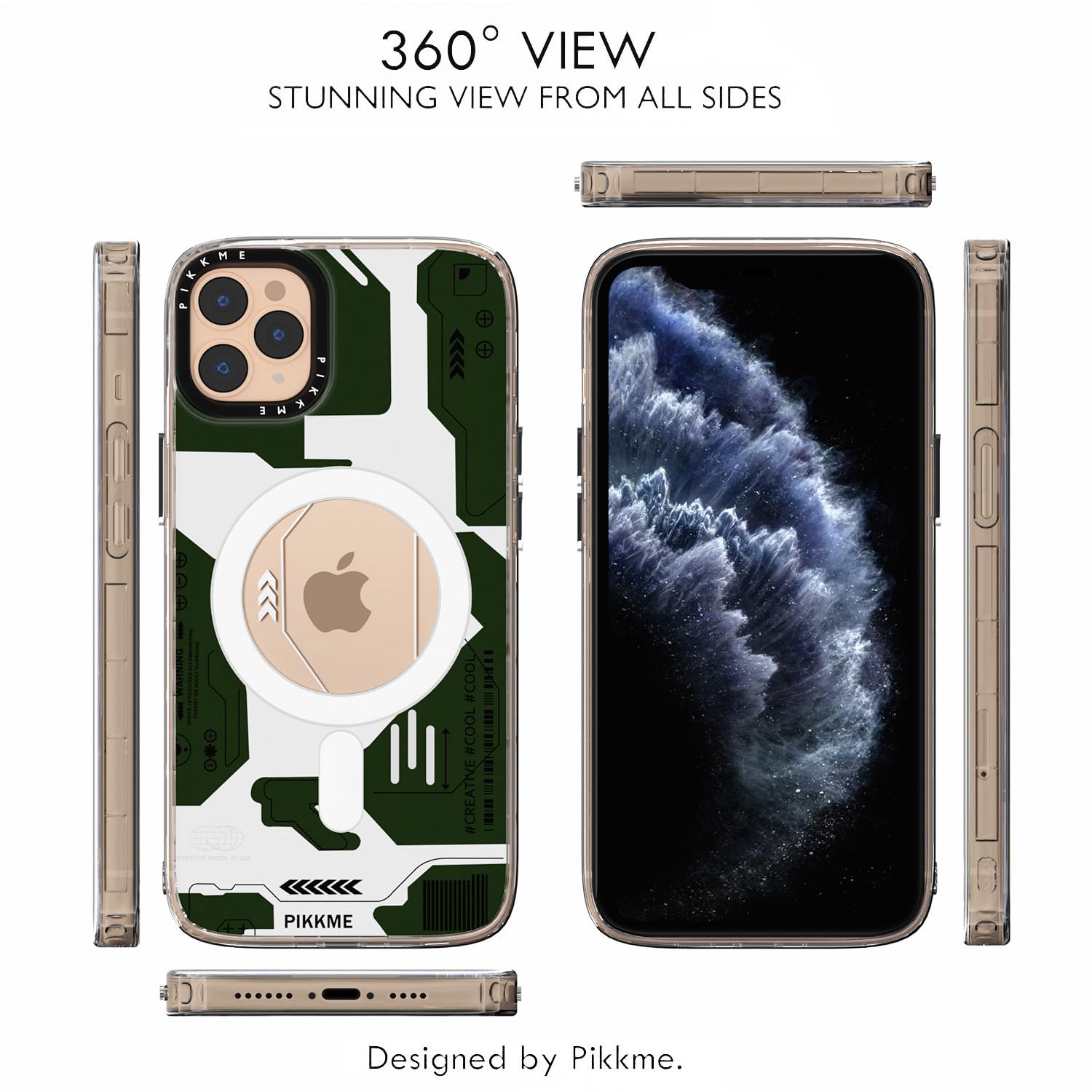 Green MagSafe mobile cover for iPhone 11 Pro Max – Pikkme – photo 3