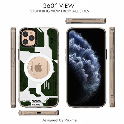 Green MagSafe mobile cover for iPhone 11 Pro Max – Pikkme – photo 3