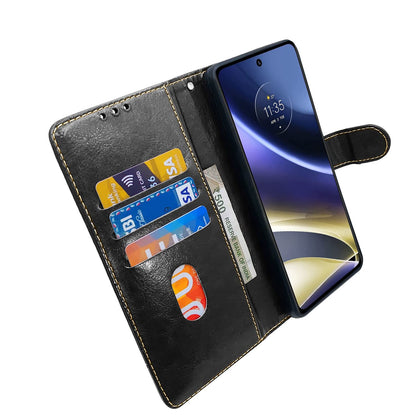 Pikkme Moto G51 5G black & brown mobile flip cover – photo 4