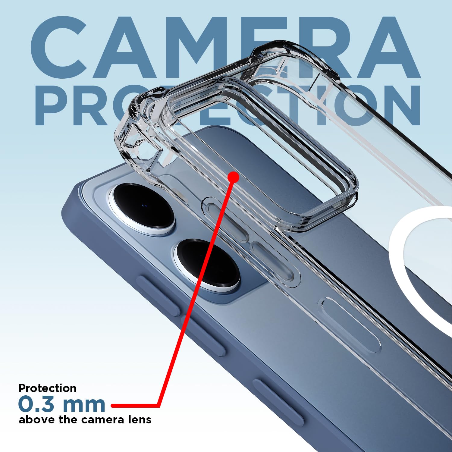 Redmi 15A 5G mobile back cover in transparent mag-safe by Pikkme – photo 5