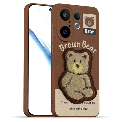 Pikkme brown phone cover for Vivo X200 FE 5G