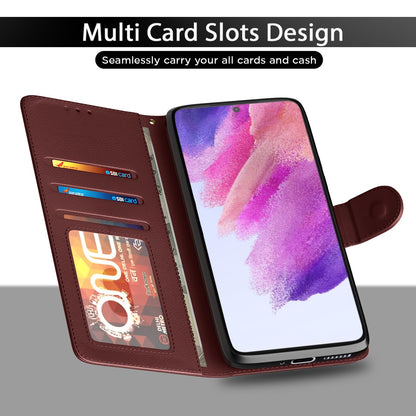 Pikkme Samsung S21 FE 5G Wallet brown flip case – photo 5