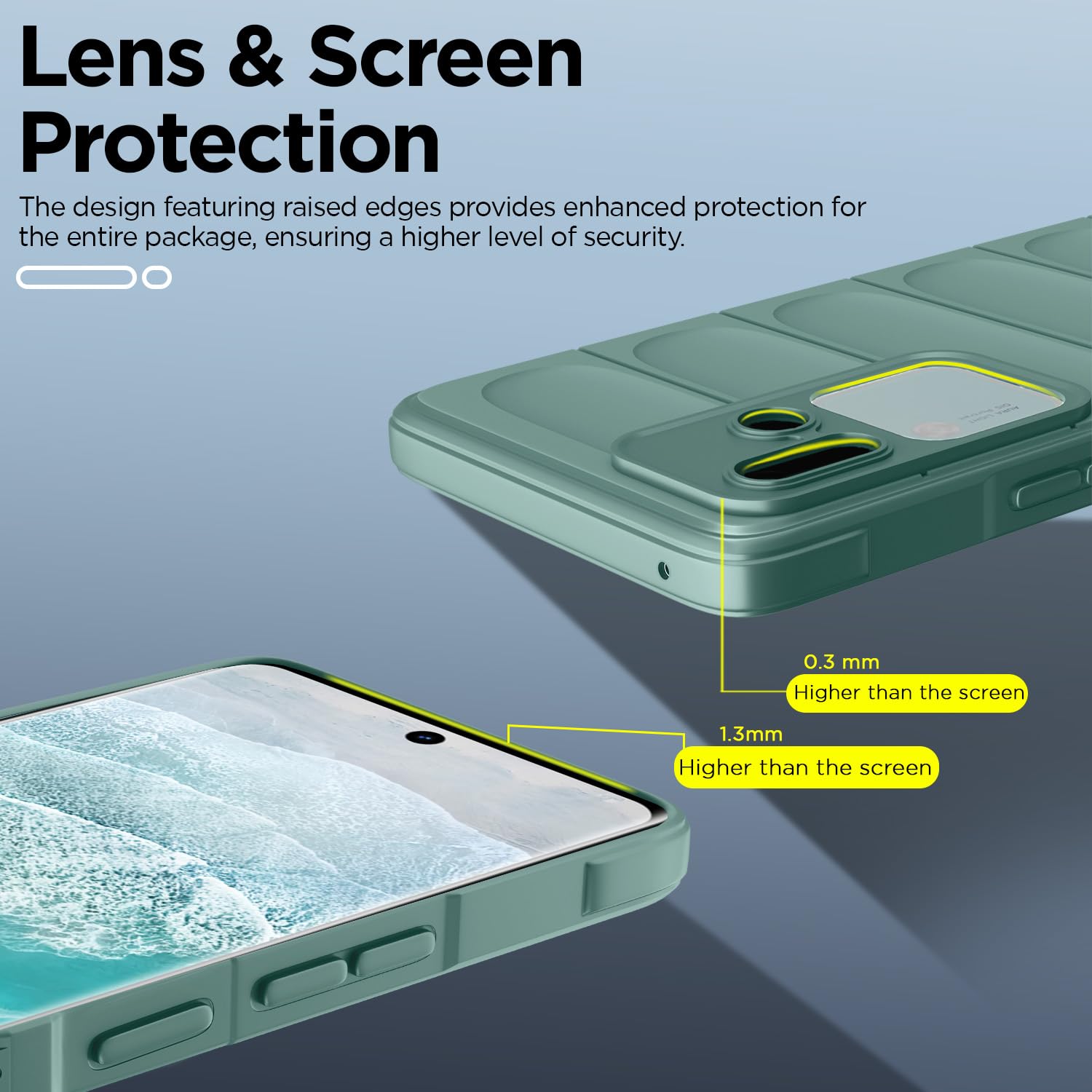 Green Liquid Silicone back cover for Vivo V30/V30 Pro 5G – Pikkme – photo 4