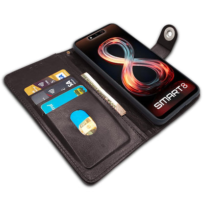 Infinix Smart 8 Button flip case in coffee by Pikkme – photo 3