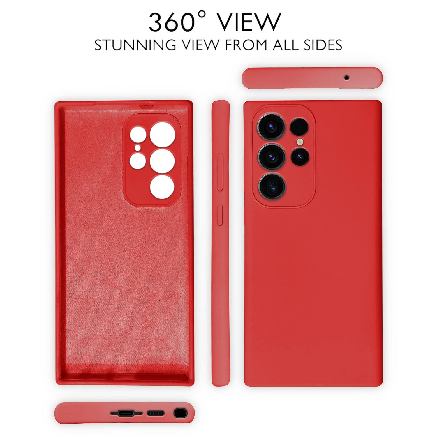 Pikkme Samsung S23 Ultra 5G red back cover – photo 2