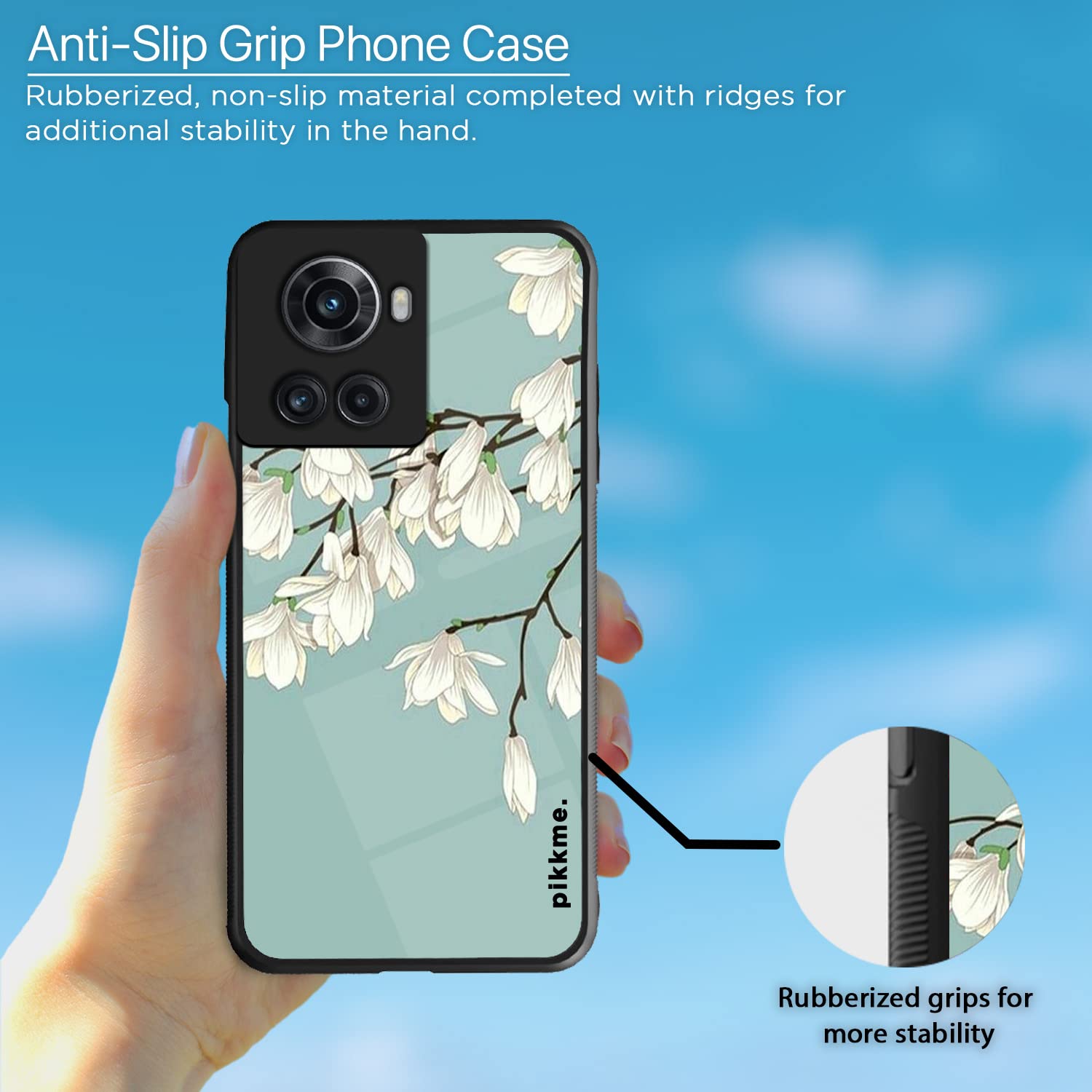 OnePlus 10R Flower mobile cover by Pikkme – photo 5