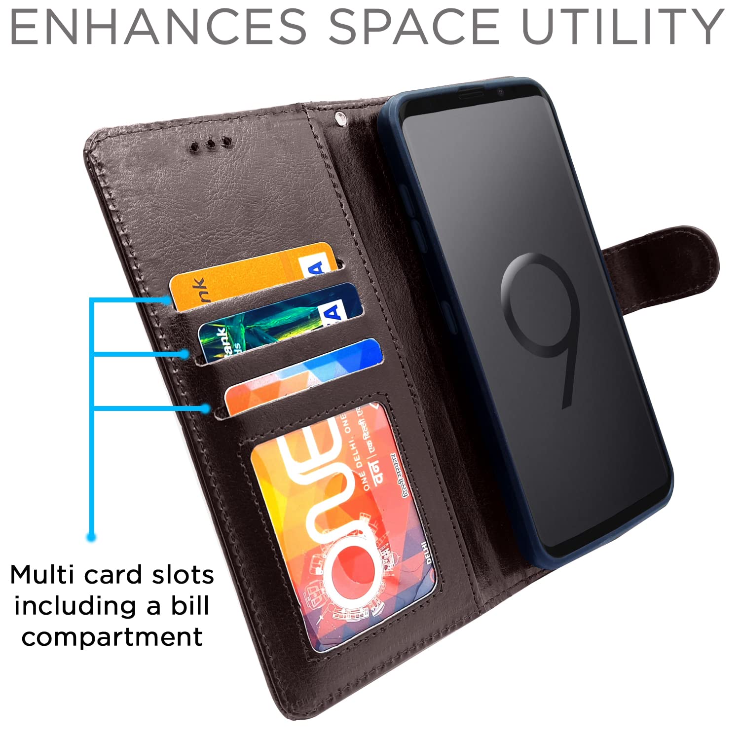 Pikkme coffee flip cover for Samsung S9 – photo 3