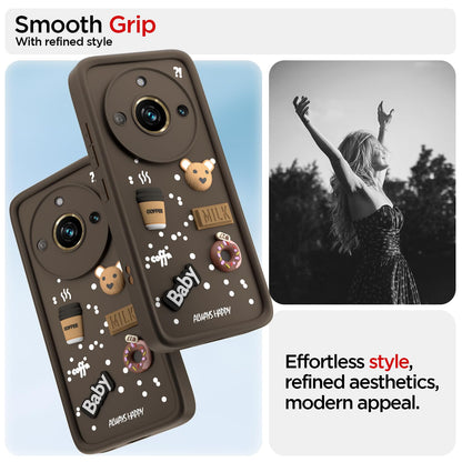 Realme 11 Pro/11 Pro Plus 5G/Narzo 60 Pro 5G back cover in brown by Pikkme – photo 2