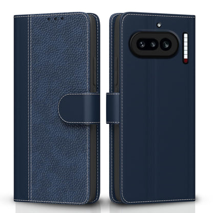 Pikkme blue Wallet flip case for Nothing Phone 4a 5G