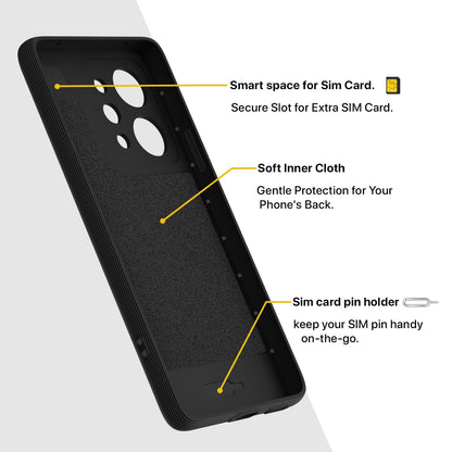 Pikkme Realme P4 Power 5G Silicone black back cover – photo 6
