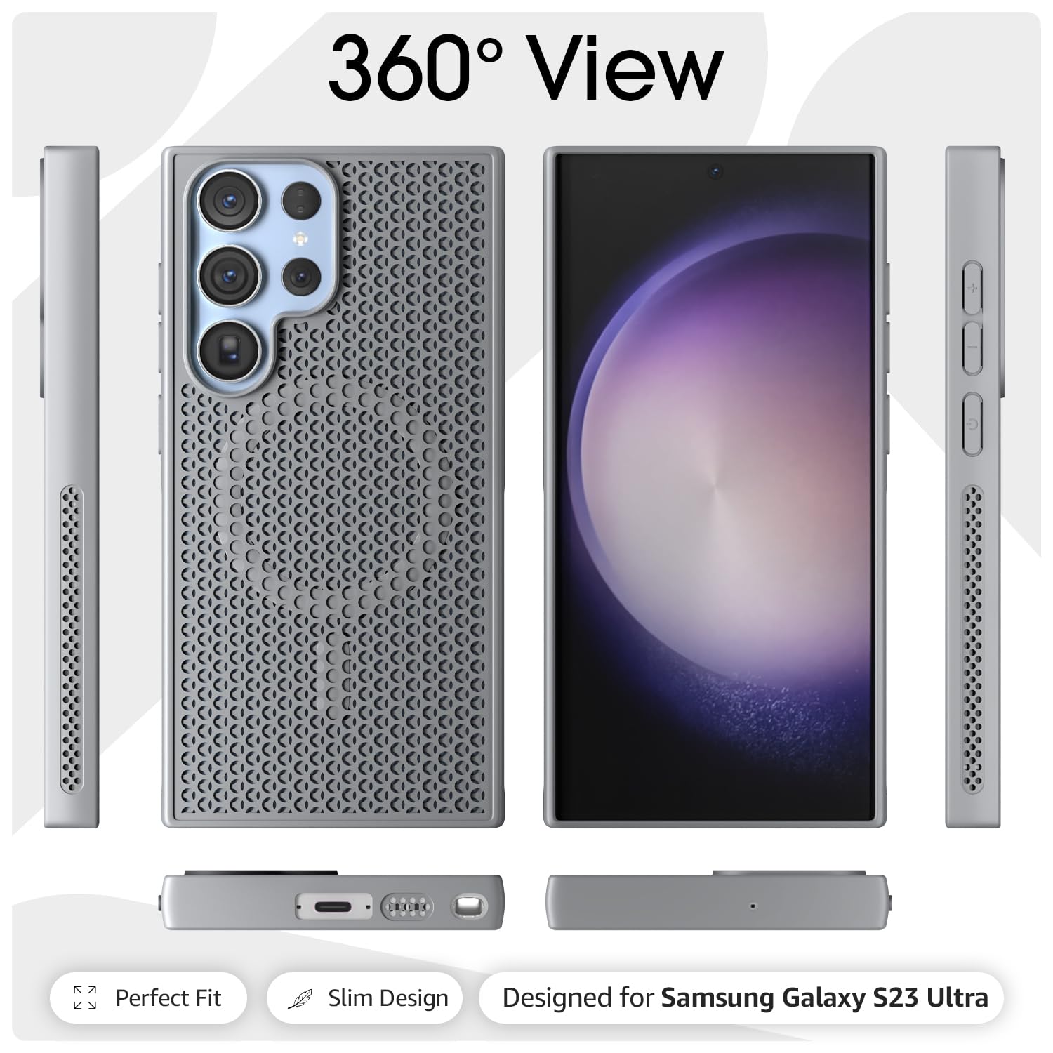 Grey phone cover for Samsung S23 Ultra 5G – Pikkme – photo 3