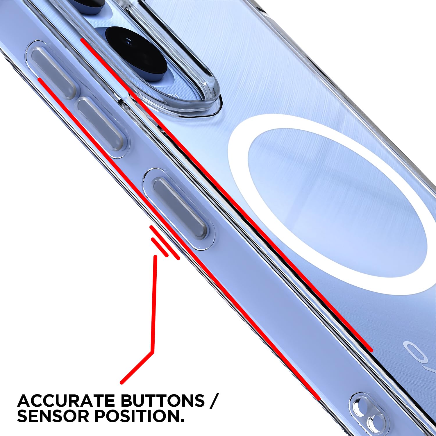 Pikkme Vivo T5 Pro 5G transparent mag-safe mobile cover – photo 6