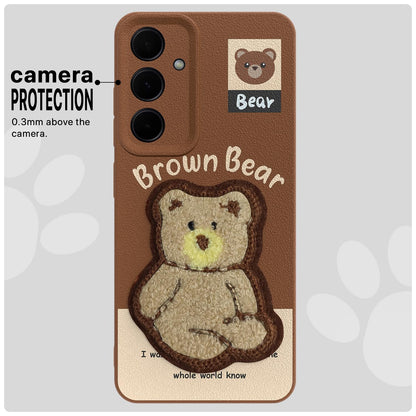 Samsung A35 5G mobile back cover in brown by Pikkme – photo 6