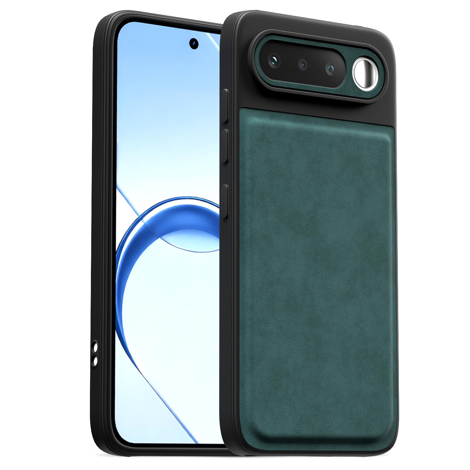 Pikkme Realme 16 5G Leather green back cover