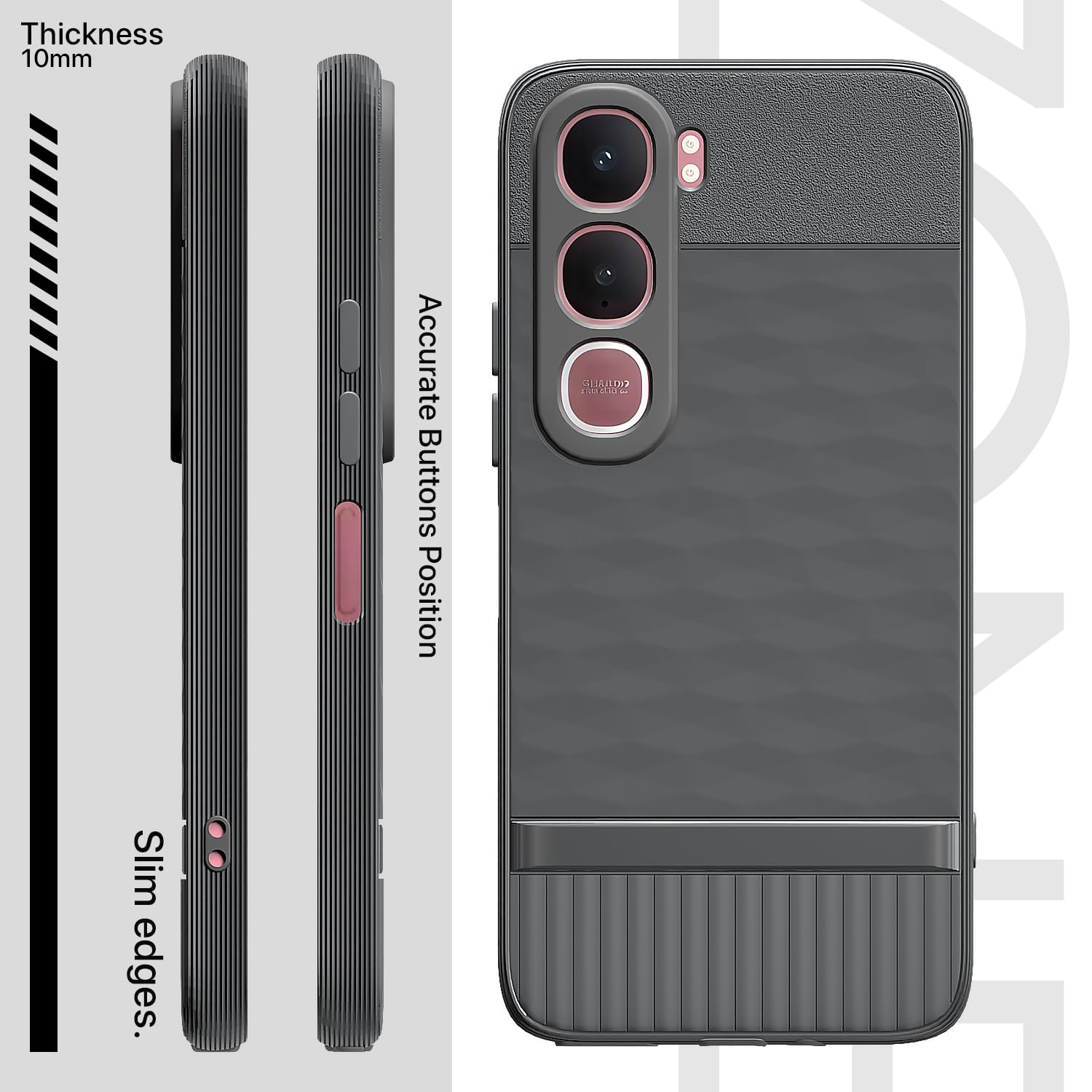 Pikkme Vivo Y31 5G grey back cover – photo 3