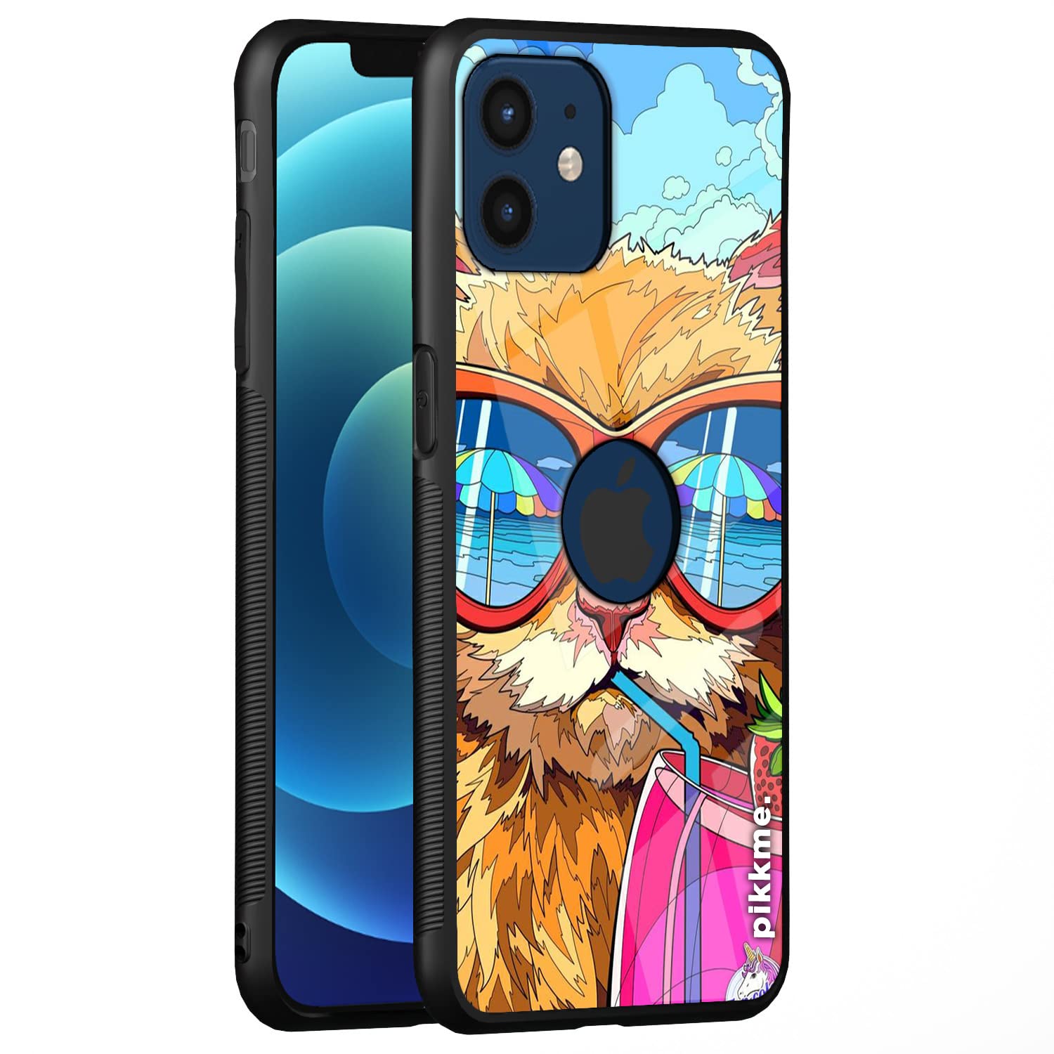 Pikkme Cat back cover for iPhone 12
