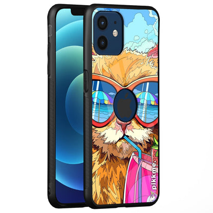 Pikkme Cat back cover for iPhone 12