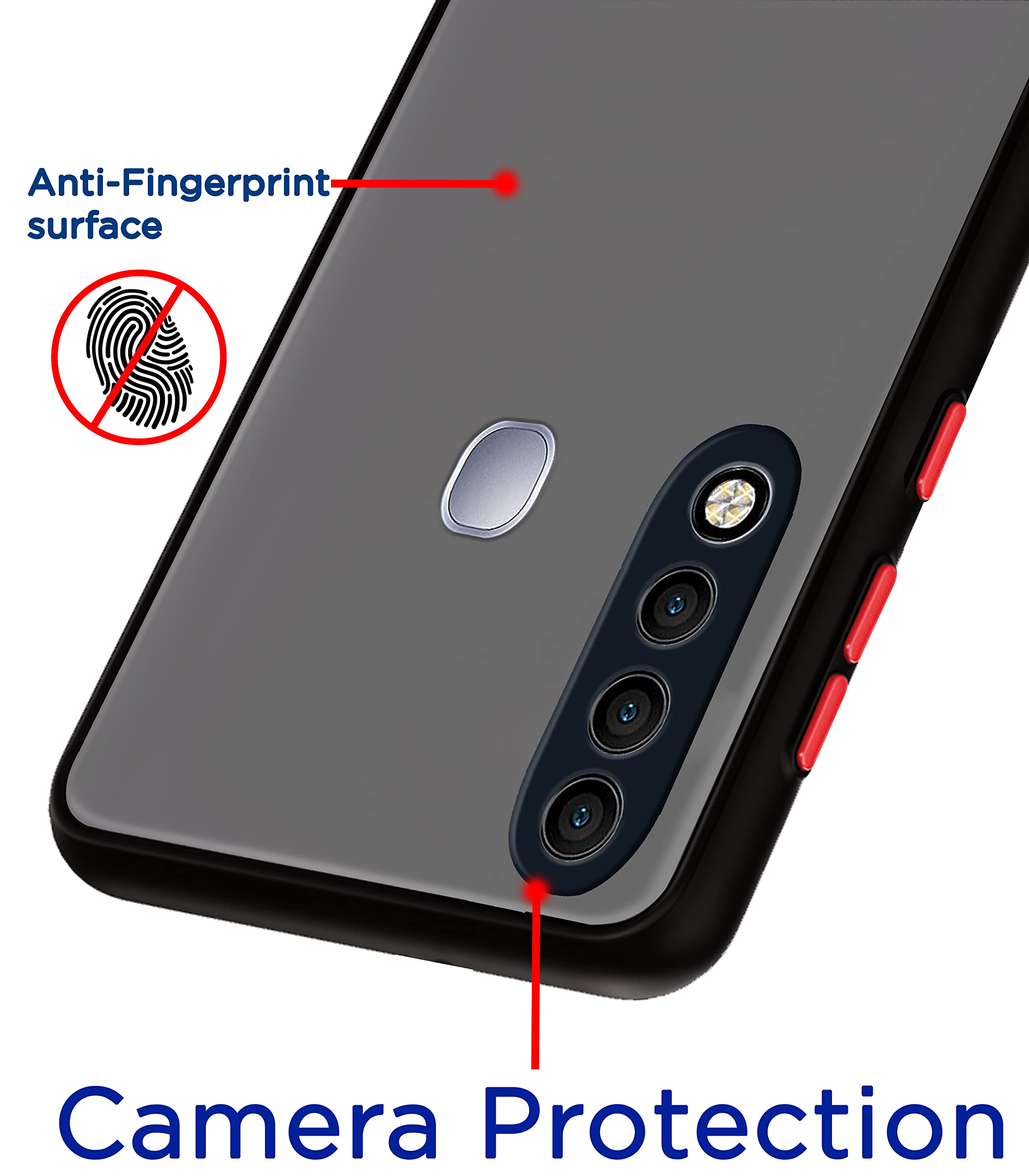 Vivo Z1 Pro Hybrid mobile cover in black by Pikkme – photo 2