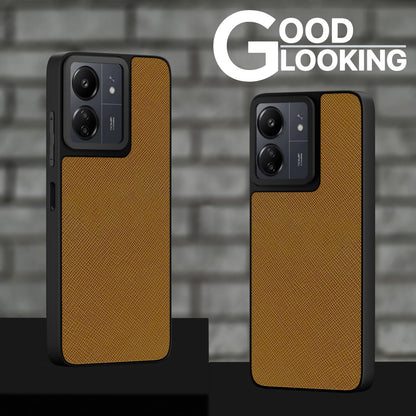 Tan Leatherback mobile back cover for Redmi 13C 4G/5G/Poco C65/Poco M6 5G – Pikkme – photo 5