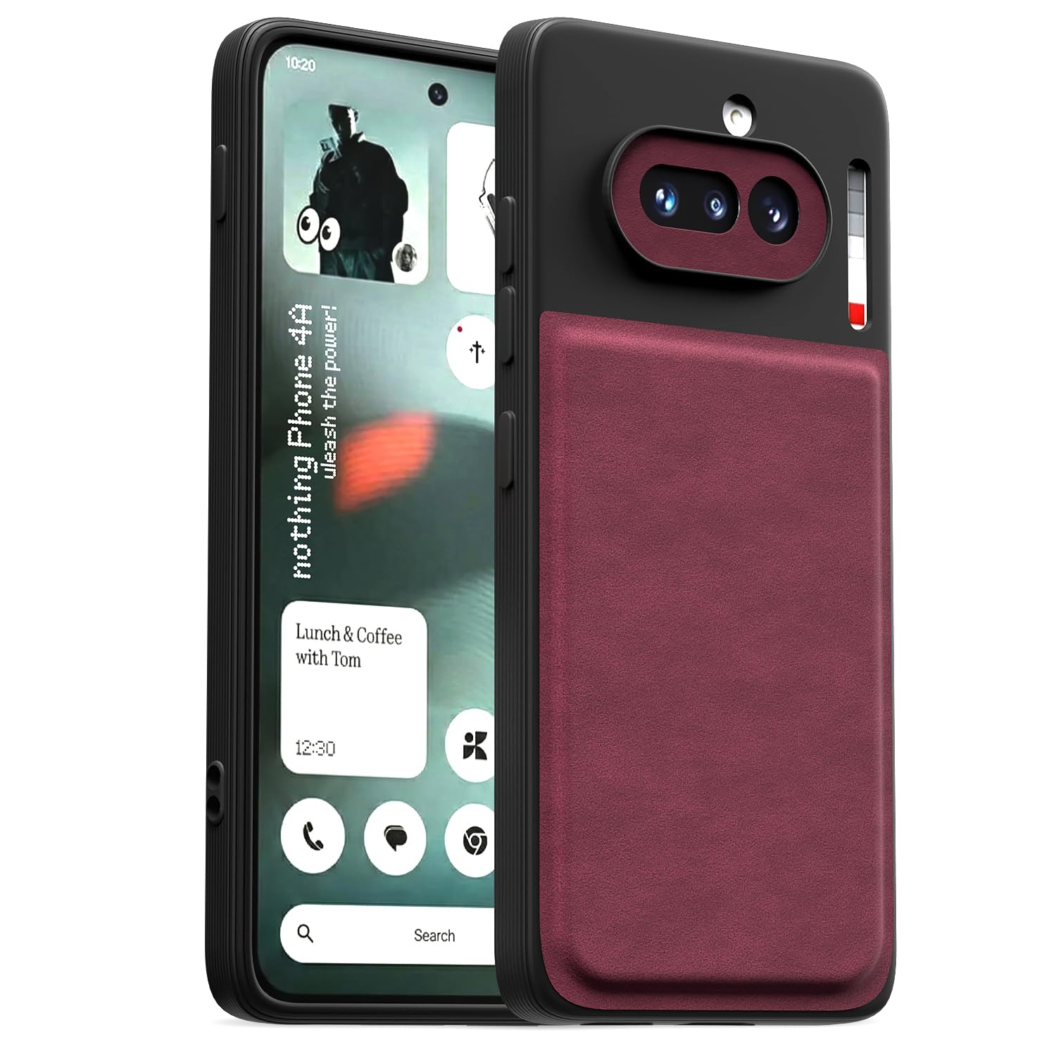 Purple Leather mobile back cover for Nothing Phone 4a 5G – Pikkme