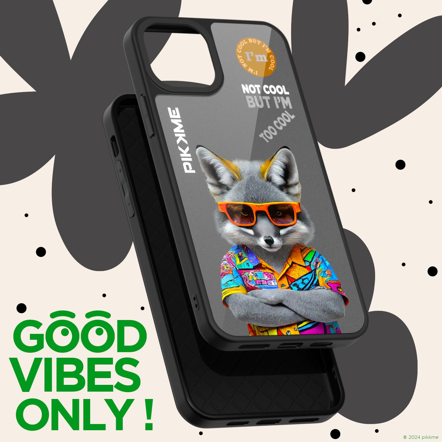 Pikkme Wolf Swag mobile back cover for iPhone 15 Plus – photo 3